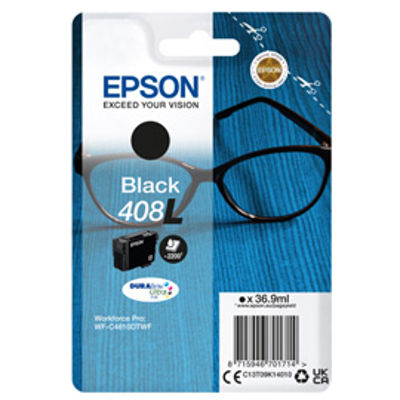 Immagine di Epson - Cartuccia DuraBrite Ultra 408 XL  - Nero - C13T09K14010 [C13T09K14010]