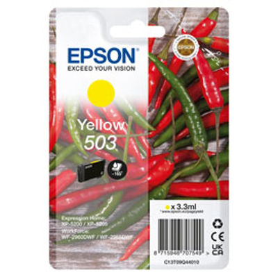 Immagine di Epson Cartuccia 503 Peperoncino Giallo 3,3 ml [C13T09Q44010]