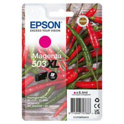 Immagine di Epson Cartuccia Peperoncino 503XL Magenta 6,4 ml [C13T09R34010]