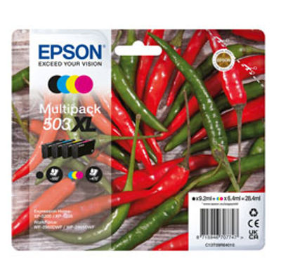 Immagine di Epson Multipack 503XL Peperoncino BK/C/M/Y [C13T09R64010]