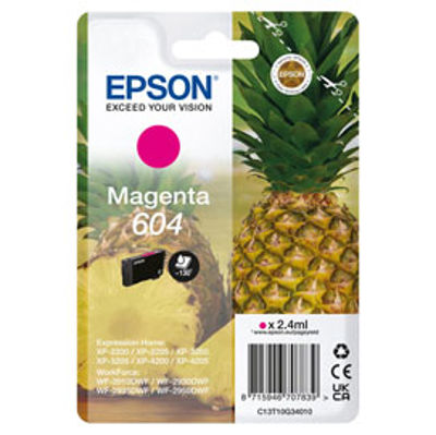 Immagine di Epson Cartuccia 604 Ananas Magenta 2,4 ml [C13T10G34010]