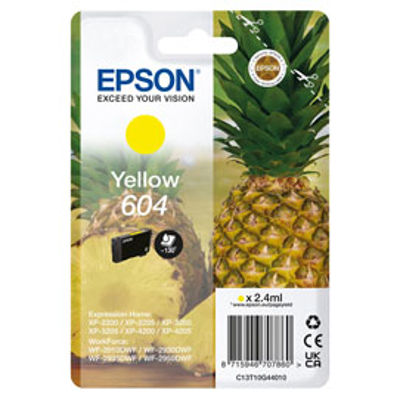 Immagine di Epson Cartuccia 604 Ananas Giallo 2,4 ml [C13T10G44010]