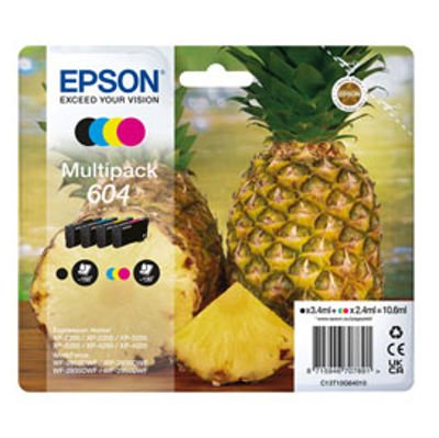 Immagine di Epson Multipack 604 Ananas BK/C/M/G [C13T10G64010]