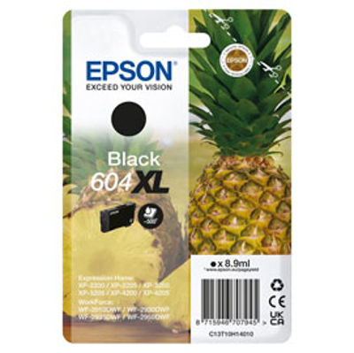 Immagine di Epson Cartuccia 604XL Ananas Nero 8,9 ml [C13T10H14010]