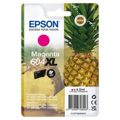 Immagine di Epson Cartuccia 604XL Ananas Magenta 4 ml [C13T10H34010]