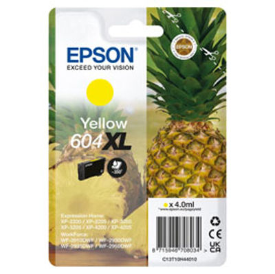 Immagine di Epson Cartuccia 604XL Ananas Giallo 4 ml [C13T10H44010]