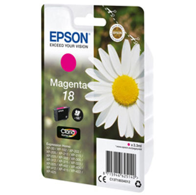 Immagine di Epson - Cartuccia ink - 18 - Magenta - C13T18034012 - 3,3ml [C13T18034012]