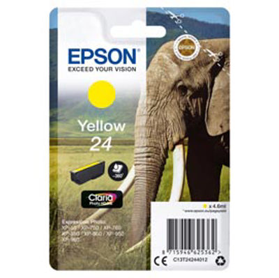 Immagine di Epson - Cartuccia ink - 24 - Giallo - C13T24244012 - 4,6ml [C13T24244012]