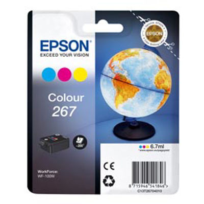 Immagine di pz.1 Epson inkjet ciano/magenta/giallo C [C13T26704010]