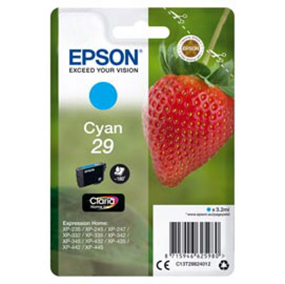 Immagine di Epson - cartuccia - C13T29824012 - inchiostro ciano, serie 29, fragola [C13T29824012]