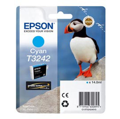 Immagine di Epson - Cartuccia ink - Ciano - T3242 - C13T32424010 - 14ml [C13T32424010]