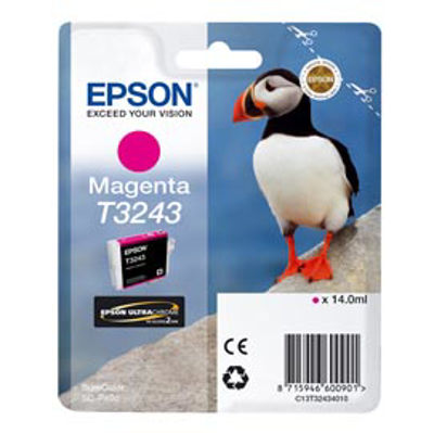 Immagine di Epson - Cartuccia ink - Magenta - T3243 - C13T32434010 - 14ml [C13T32434010]