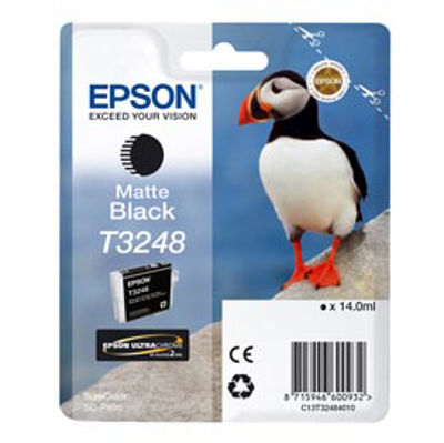 Immagine di Epson - Cartuccia ink - Nero opaca - T3248 - C13T32484010 - 14ml [C13T32484010]