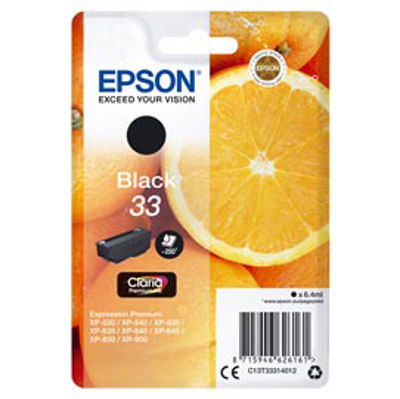 Immagine di Epson - Cartuccia ink - 33 - Nero - C13T33314012 - 6,4ml [C13T33314012]