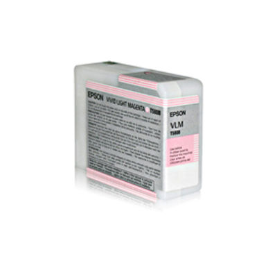 Immagine di Epson - Tanica - Magenta chiaro - T580B - C13T580B00 - 80ml [C13T580B00]