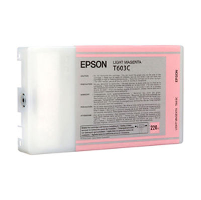 Immagine di Epson - Tanica - Magenta chiaro - T603C - C13T603C00 - 220ml [C13T603C00]