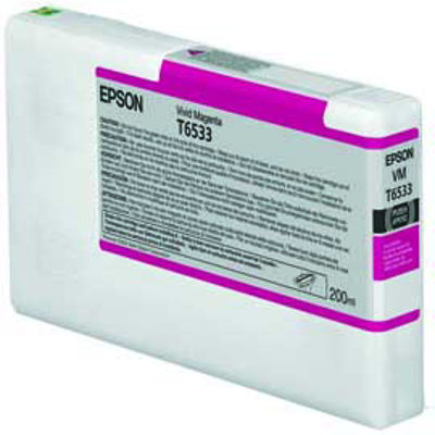 Immagine di Epson - Tanica - vivid Magenta - T6533 - C13T653300 - 200ml [C13T653300]