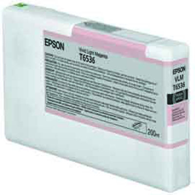 Immagine di Epson - Tanica - vivid Magenta chiaro - T6536 - C13T653600 - 200ml [C13T653600]