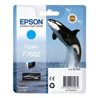 Immagine di Epson - Cartuccia ink - Ciano - T7602 - C13T76024010 - 25,9ml [C13T76024010]