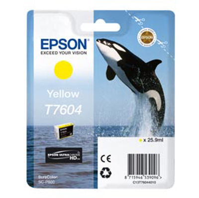 Immagine di Epson - Cartuccia ink - Giallo - T7604 - C13T76044010 - 25,9ml [C13T76044010]