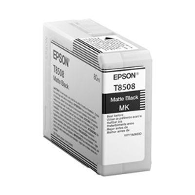 Immagine di Epson Cartuccia Nero Matte T5808N per UltraChrome HD _80ml [C13T85080N]