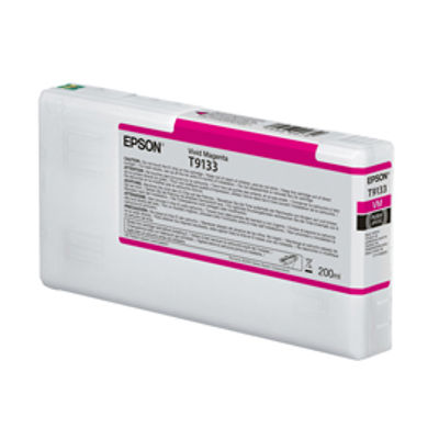 Immagine di Epson Cartuccia T9133 Vivid Magenta 200 ml [C13T91330N]