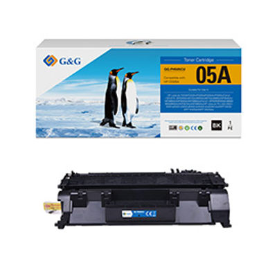 Immagine di GG - Toner compatibile per Hp LaserJet p2035/p2035n/p2055d - Nero - 2.300 pag [GG-PH505CU]