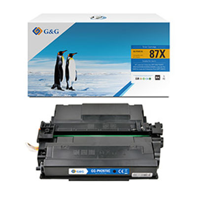 Immagine di GG - Toner compatibile per Hp LaserJet Enterprise MFp M527f/MFp M527dn/M506x - Nero - 18.000 pag [GG-PH287XC]