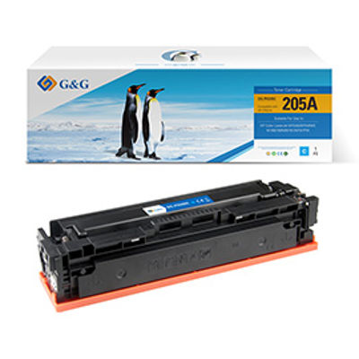 Immagine di GG - Toner compatibile per Hp Color Laserjet M154A/M154NW,M180/180N - Ciano - 900 pag [GG-PH205C]