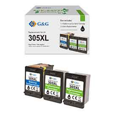 Immagine di GG - Cartuccia ink Rigenerata per HP DeskJet 2710/2120/2721 - Nero - 400 pag [NH-R00305XLBK]