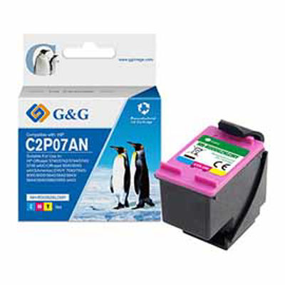 Immagine di GG - Cartuccia ink Rigenerata per HP Officejet 5740/5742/5744 - C/M/Y - 415 pag [NH-R00062XLCMY]