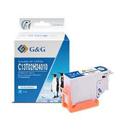 Immagine di GG - Cartuccia ink Compatibile per Epson Expression Premium XP-6000/6005 - Ciano [NP-R2-0202XLC]