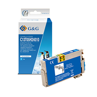 Immagine di GG - Cartuccia ink Compatibile per Epson WorkForce Pro WF-3820DWF/3825DWF/4820DWF - Ciano [NP-R2-0405XLC]