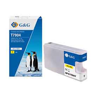 Immagine di GG - Cartuccia ink Compatibile per Epson WorkForce Pro WF-5620DWF/WF-5110D - Giallo [NP-E-07904Y]