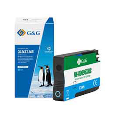 Immagine di GG - Cartuccia ink Compatibile per HP OfficeJet Pro 9010/9010e/9012 - Ciano [NH-R00963XLC]