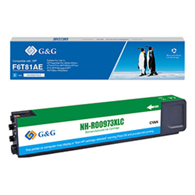 Immagine di GG - Cartuccia ink Compatibile per HP PageWide Pro 452dn/452dw/477dn - Ciano [NH-R00973XLC(PG)]