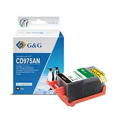 Immagine di GG - Cartuccia ink Compatibile per HP officejet6000/6500/7000/7500A - Ciano [NP-H-0920XLBK-D]