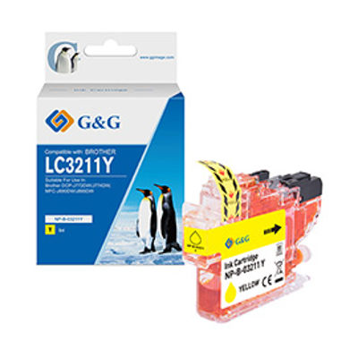 Immagine di GG - Cartuccia ink Compatibile per Brother DCP-J772DW/J774DWMFC-J890DW - Giallo [NP-B-03211Y]