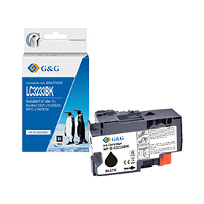 Immagine di GG - Cartuccia ink Compatibile per Brother DCP-J1100DWMFC-J1300DW - Nero [NP-B-03233BK]