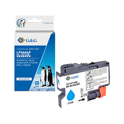 Immagine di GG - Cartuccia ink Compatibile per Brother DCP-J1100DWMFC-J1300DW - Ciano [NP-B-03233C]