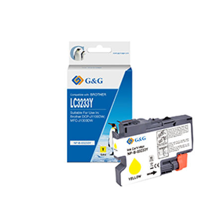 Immagine di GG - Cartuccia ink Compatibile per Brother DCP-J1100DWMFC-J1300DW - Giallo [NP-B-03233Y]