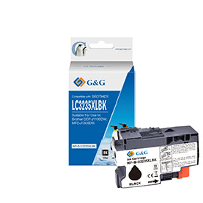 Immagine di GG - Cartuccia ink Compatibile per Brother DCP-J1100DWMFC-J1300DW - Nero [NP-B-03235XLBK]