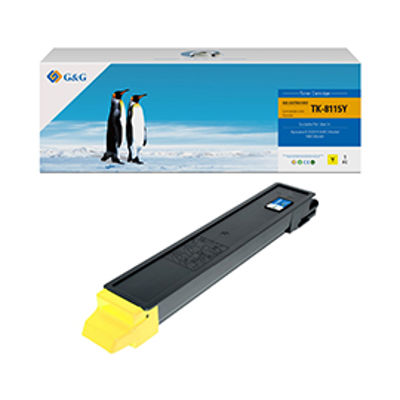 Immagine di GG - Toner compatibile per Kyocera ECOSYS M8124cidn/M8130cidn - Giallo - 6.000 pag [GG-CKTK8115Y]