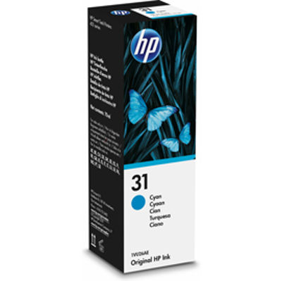 Immagine di Hp - Flacone inchiostro - 31 - Ciano - 1VU26AE - 70 ml [1VU26AE]