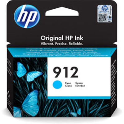 Immagine di Hp - Cartuccia ink - 912 -  Ciano - 3YL77AE - 315 pag [3YL77AE]