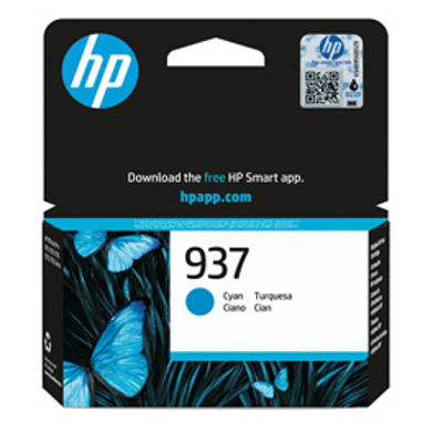 Immagine di Hp Cartuccia ink 937 Ciano [4S6W2NE]