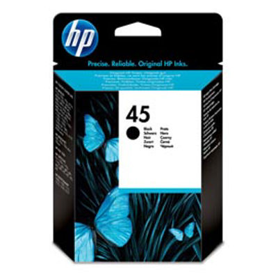 Immagine di CARTUCCIA A GETTO D'INCHIOSTRO HP N.45 NERO 42ML [51645AE]