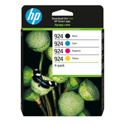 Immagine di Hp Cartuccia Ink 924 CMYK - 4-Pack [6C3Z1NE]