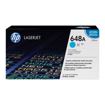 Immagine di Hp - Toner - 648A - Ciano - CE261A - 11.000 pag [CE261A]