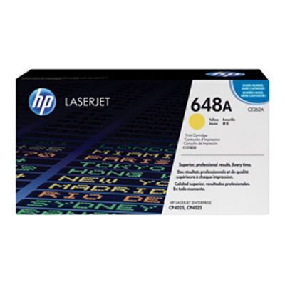 Immagine di Hp - Toner - 648A - Giallo - CE262A - 11.000 pag [CE262A]